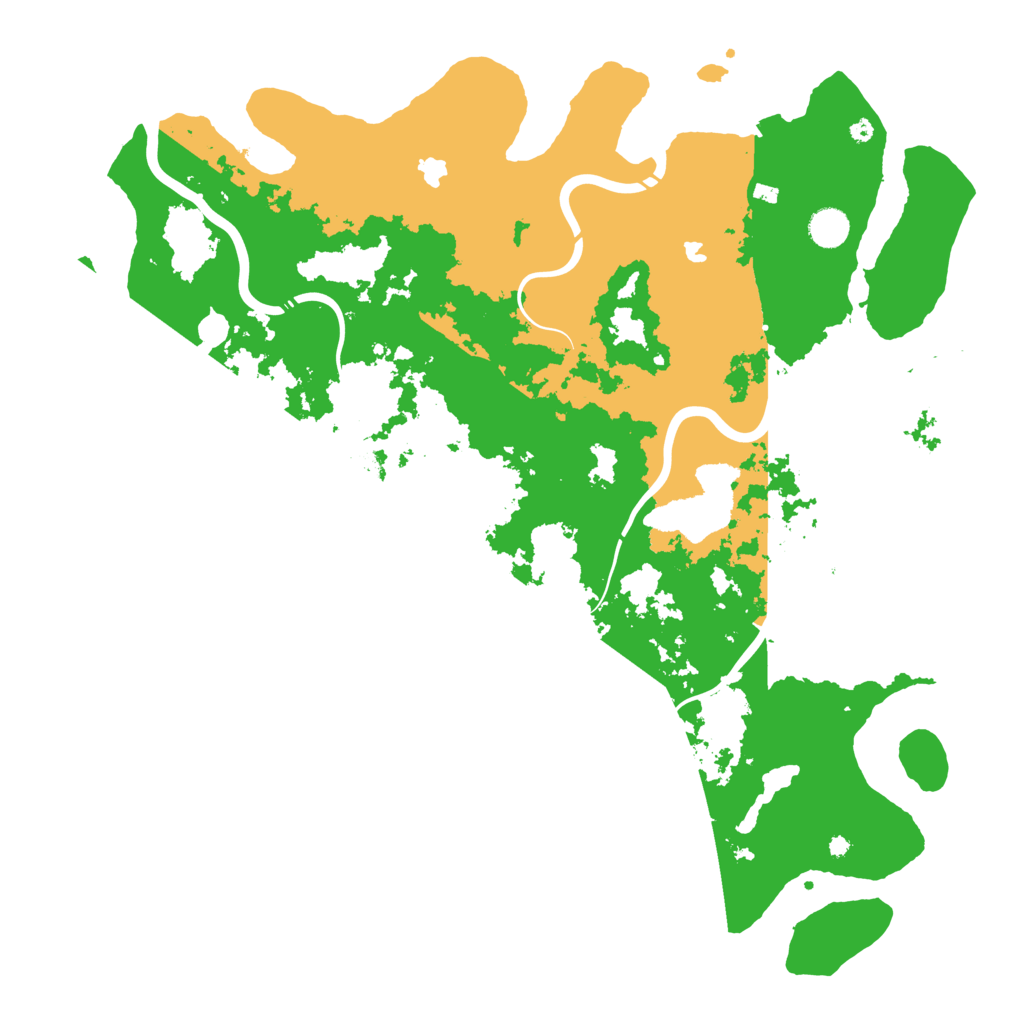 Biome Rust Map: Procedural Map, Size: 4500, Seed: 622023