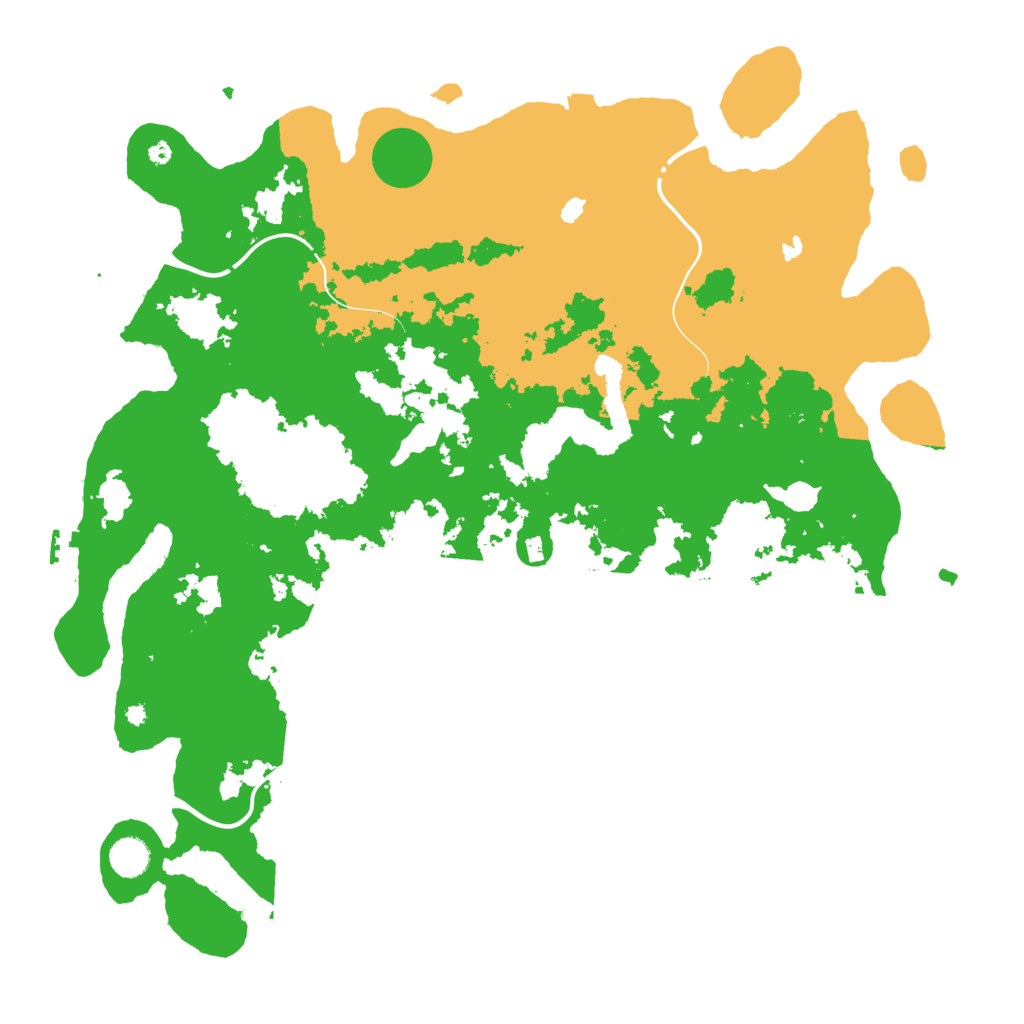 Biome Rust Map: Procedural Map, Size: 4500, Seed: 36632