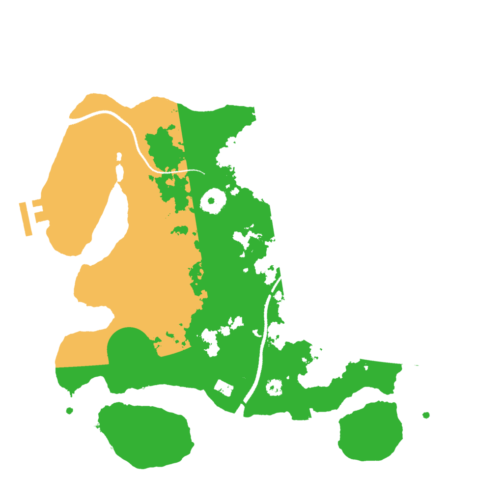 Biome Rust Map: Procedural Map, Size: 3000, Seed: 2136185093