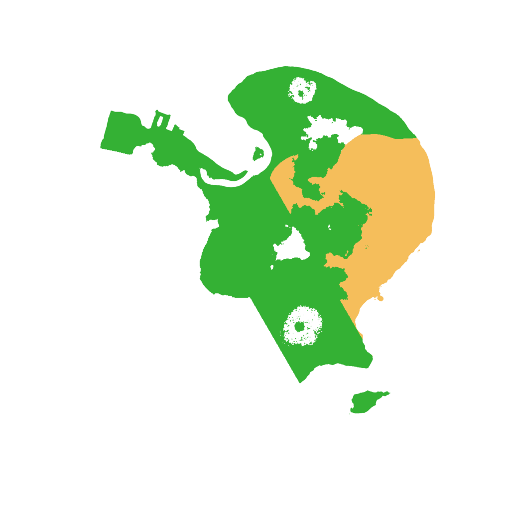Biome Rust Map: Procedural Map, Size: 2000, Seed: 969633287