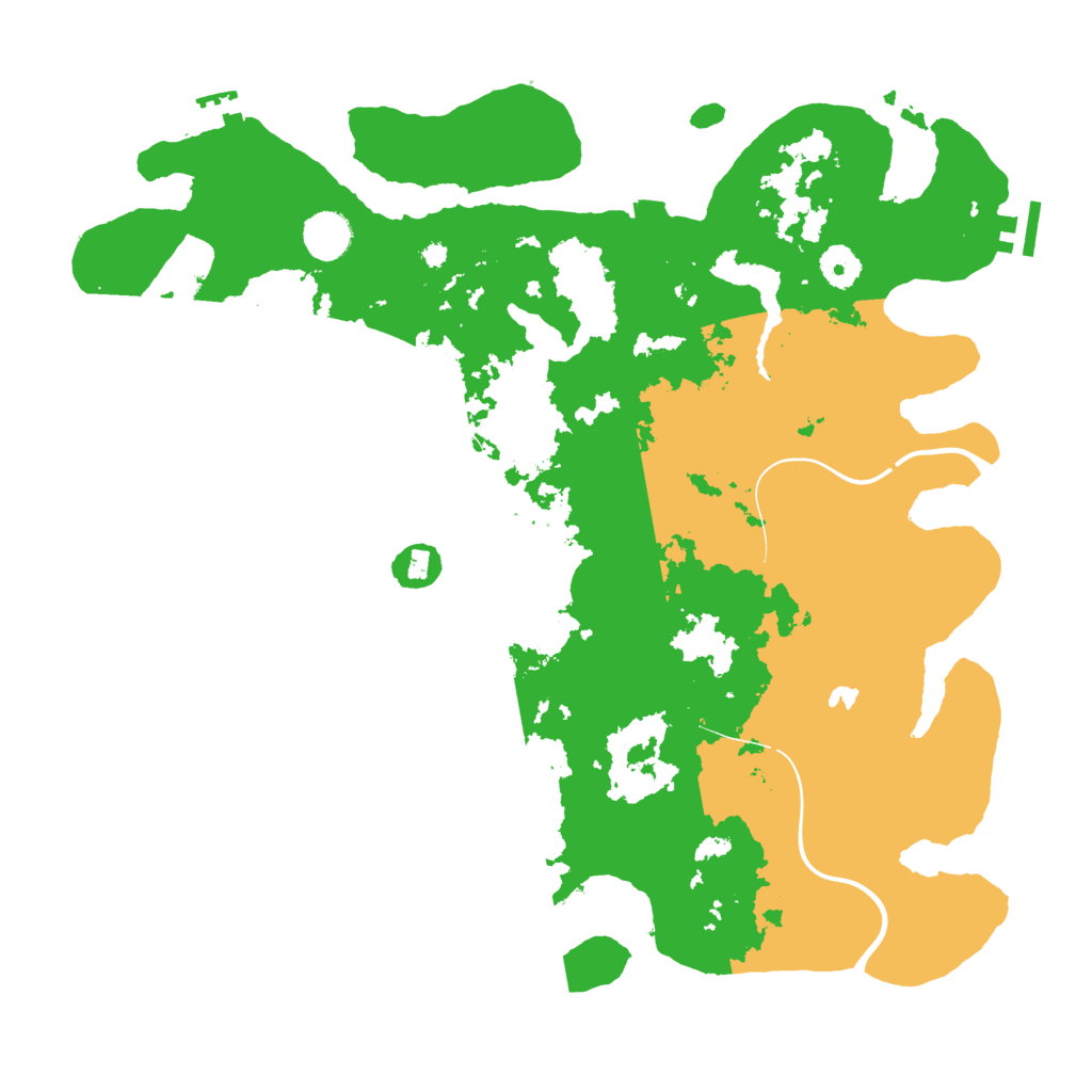 Biome Rust Map: Procedural Map, Size: 4000, Seed: 11855385
