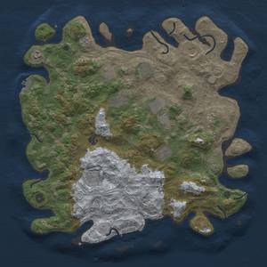 Thumbnail Rust Map: Procedural Map, Size: 4300, Seed: 1342, 19 Monuments