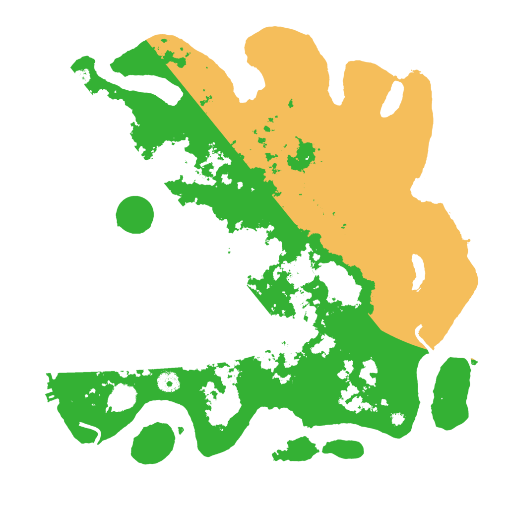 Biome Rust Map: Procedural Map, Size: 3600, Seed: 51939682