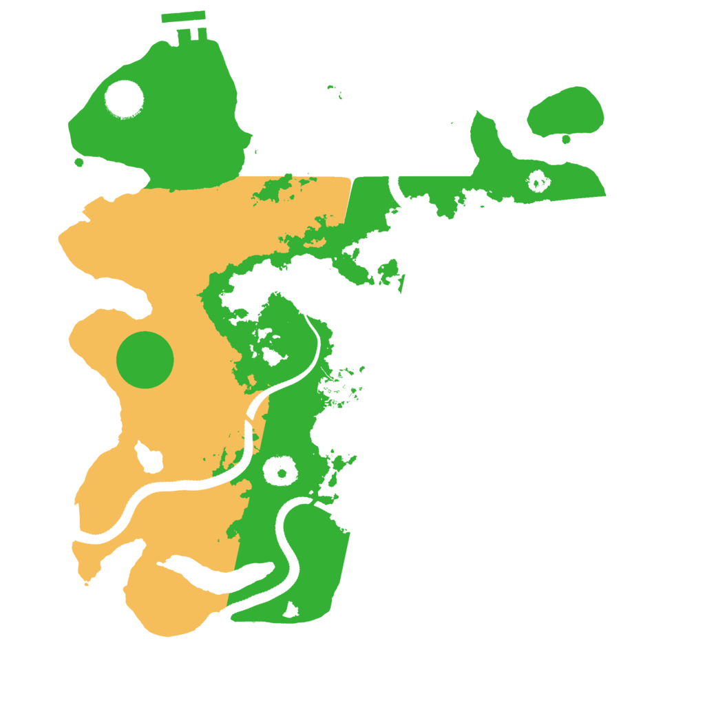 Biome Rust Map: Procedural Map, Size: 3250, Seed: 364662195