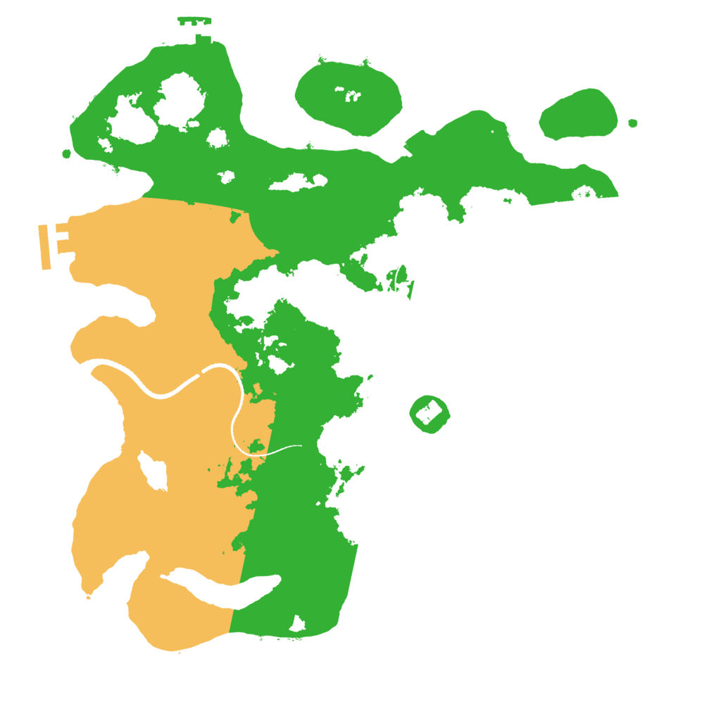 Biome Rust Map: Procedural Map, Size: 3250, Seed: 364662195