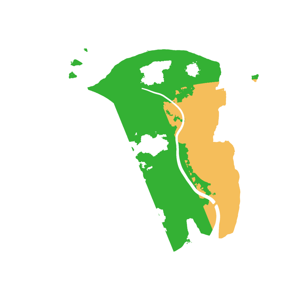 Biome Rust Map: Procedural Map, Size: 2000, Seed: 2018876509