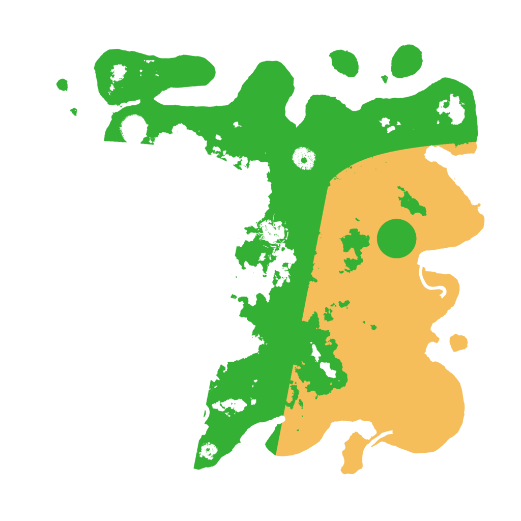 Biome Rust Map: Procedural Map, Size: 3500, Seed: 392087437