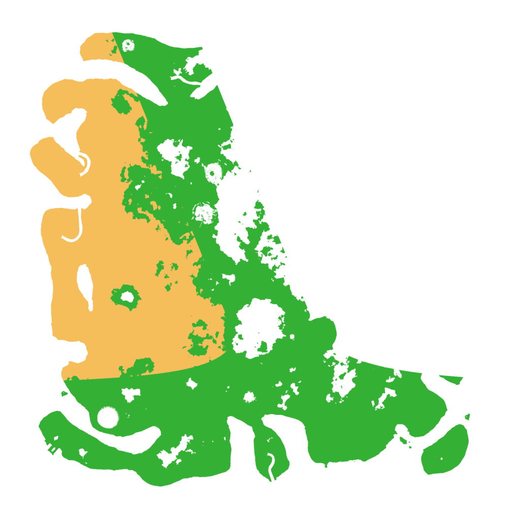 Biome Rust Map: Procedural Map, Size: 4300, Seed: 83400345
