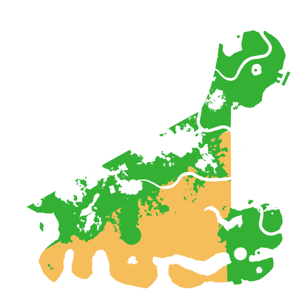 Biome Rust Map: Procedural Map, Size: 4250, Seed: 6071986