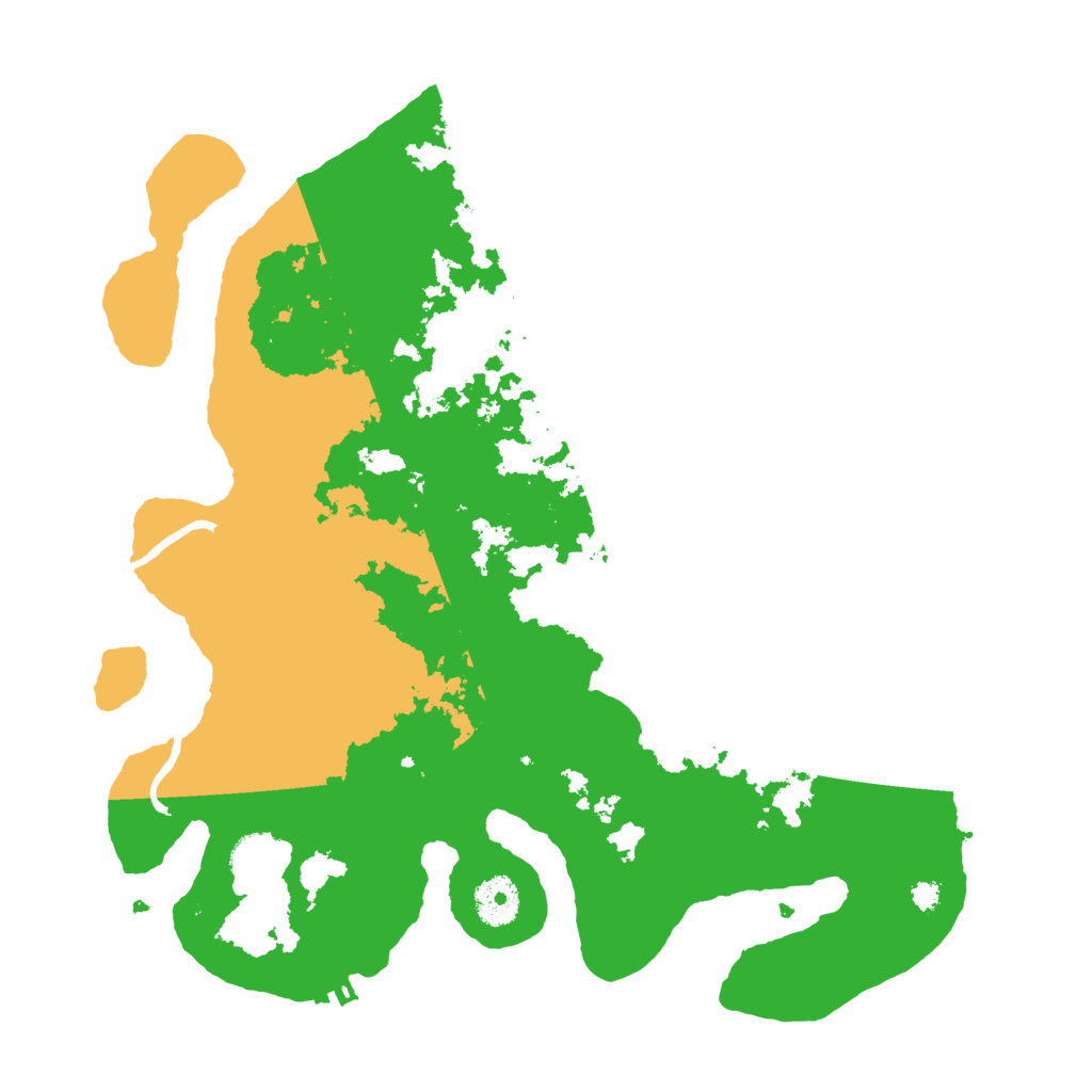 Biome Rust Map: Procedural Map, Size: 3500, Seed: 515792809