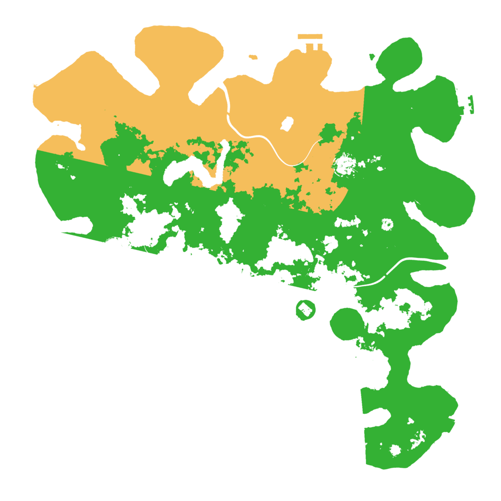 Biome Rust Map: Procedural Map, Size: 4096, Seed: 377905378