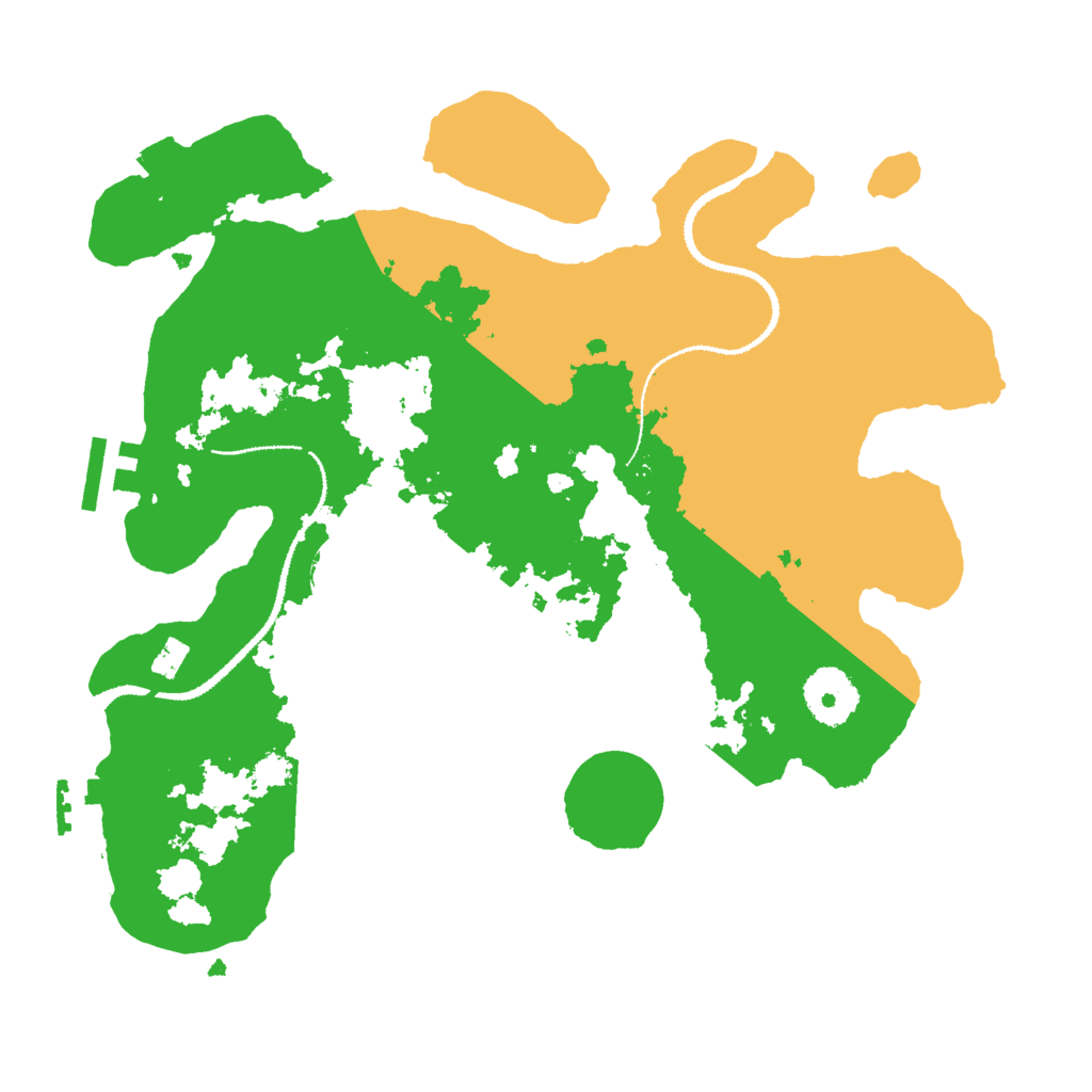 Biome Rust Map: Procedural Map, Size: 3000, Seed: 1846803511