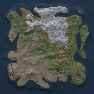 Thumbnail Rust Map: Procedural Map, Size: 4000, Seed: 812880680, 16 Monuments