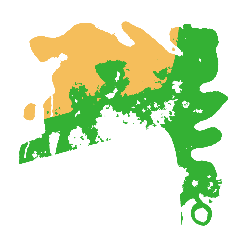 Biome Rust Map: Procedural Map, Size: 3501, Seed: 24911