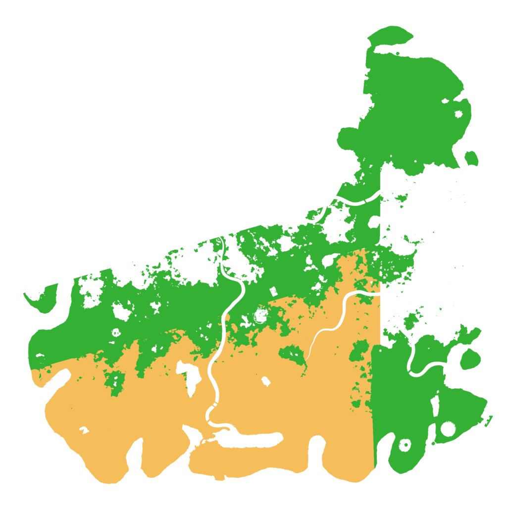 Biome Rust Map: Procedural Map, Size: 6000, Seed: 1219646222