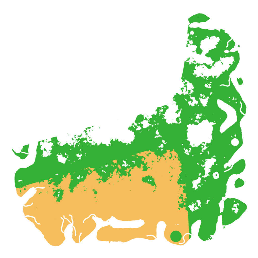 Biome Rust Map: Procedural Map, Size: 6000, Seed: 1219646222