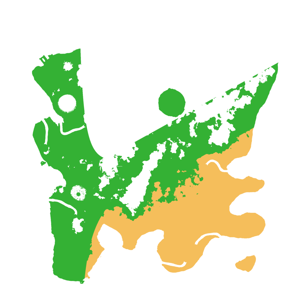 Biome Rust Map: Procedural Map, Size: 3000, Seed: 103737721