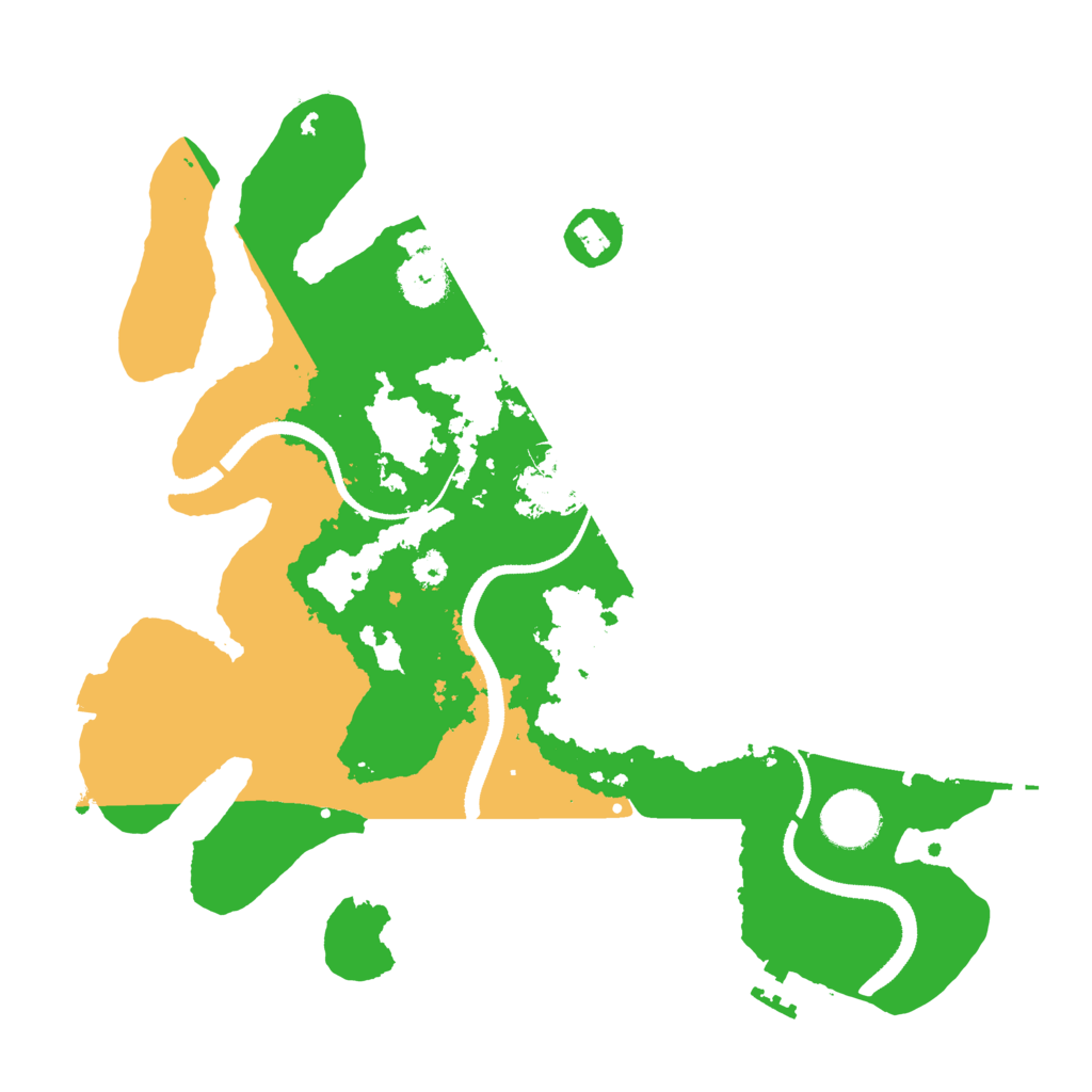 Biome Rust Map: Procedural Map, Size: 3250, Seed: 20230602
