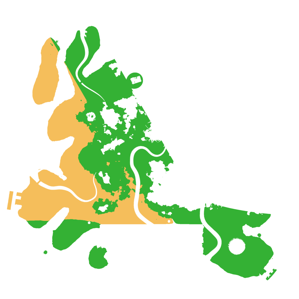 Biome Rust Map: Procedural Map, Size: 3250, Seed: 20230602