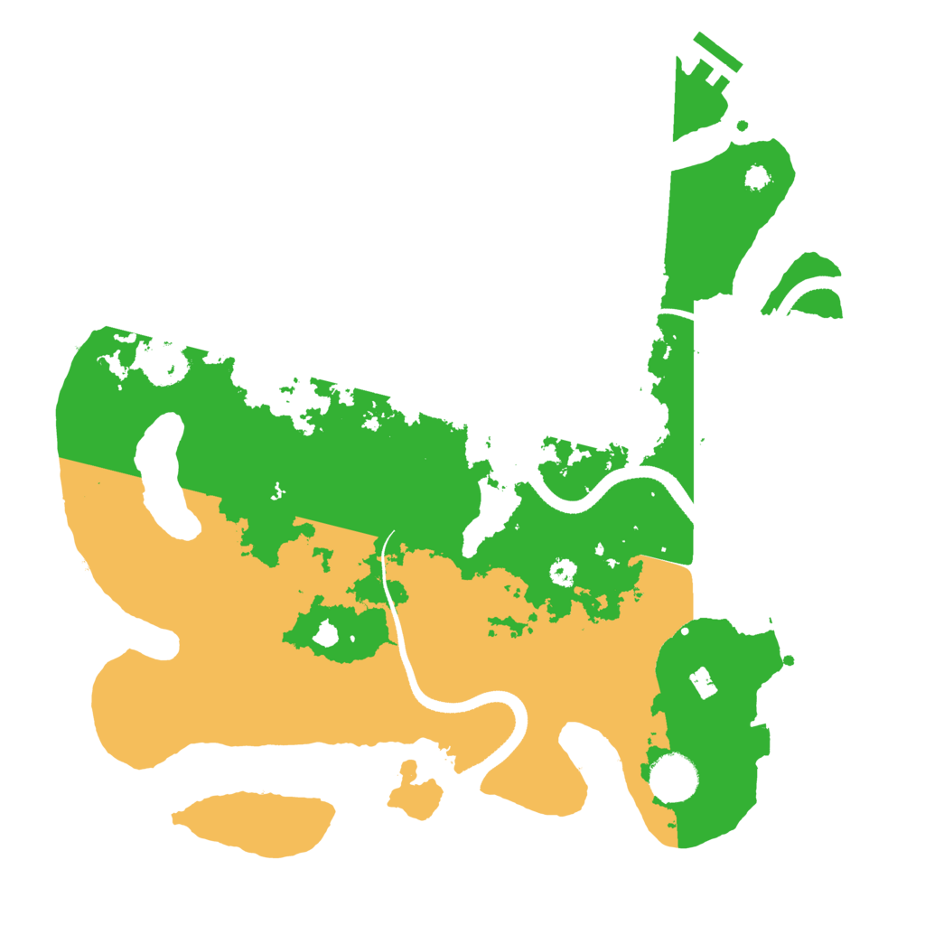 Biome Rust Map: Procedural Map, Size: 3400, Seed: 1310909305