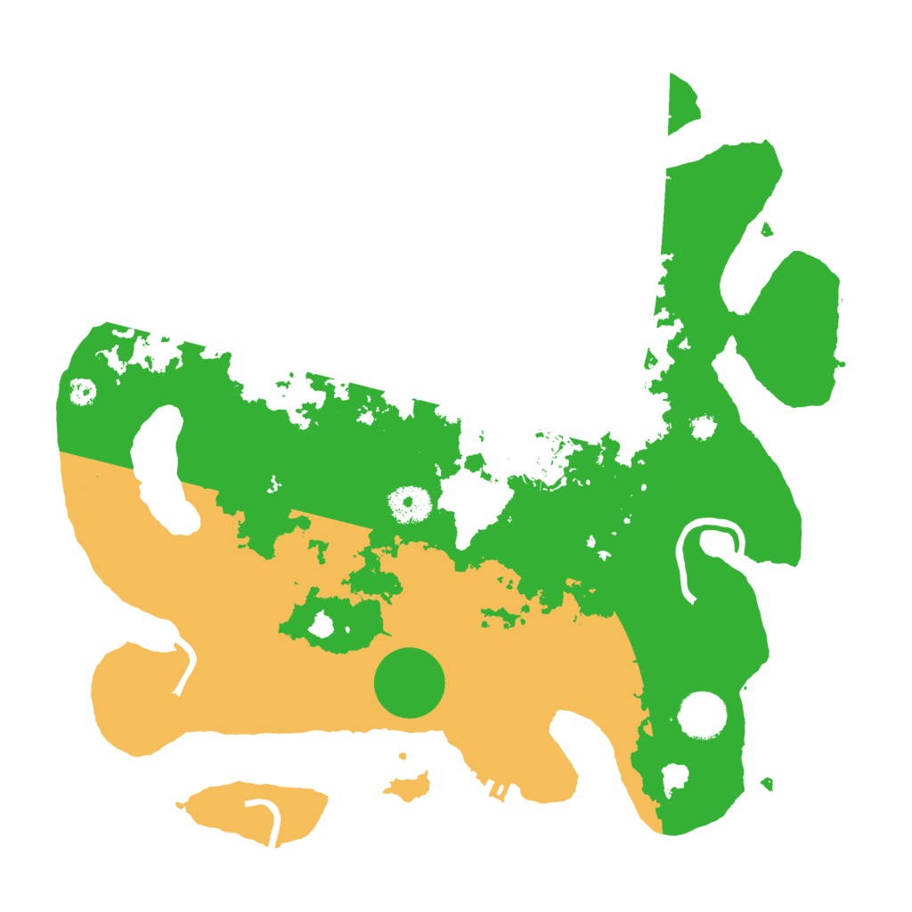 Biome Rust Map: Procedural Map, Size: 3400, Seed: 1310909305