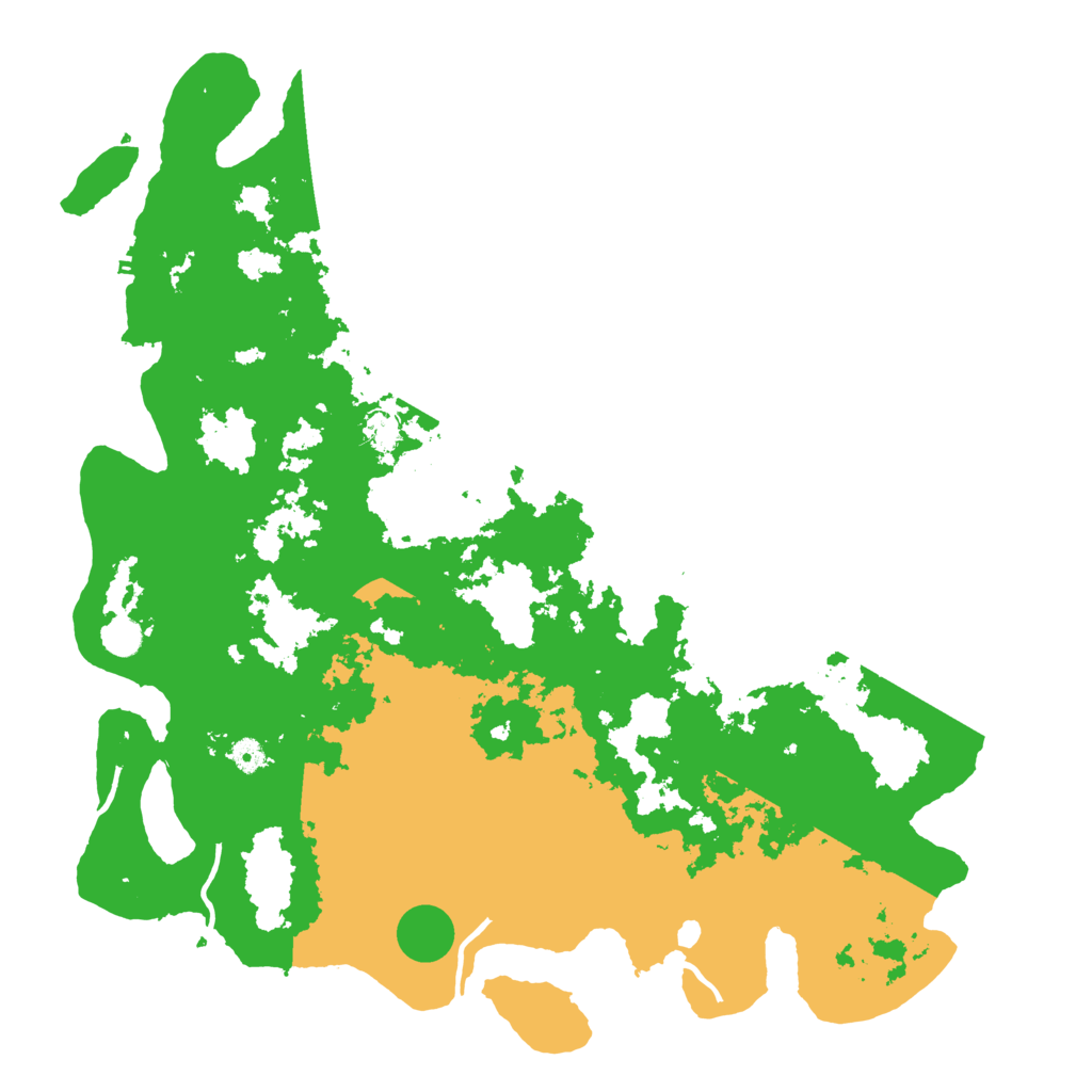 Biome Rust Map: Procedural Map, Size: 5000, Seed: 654258