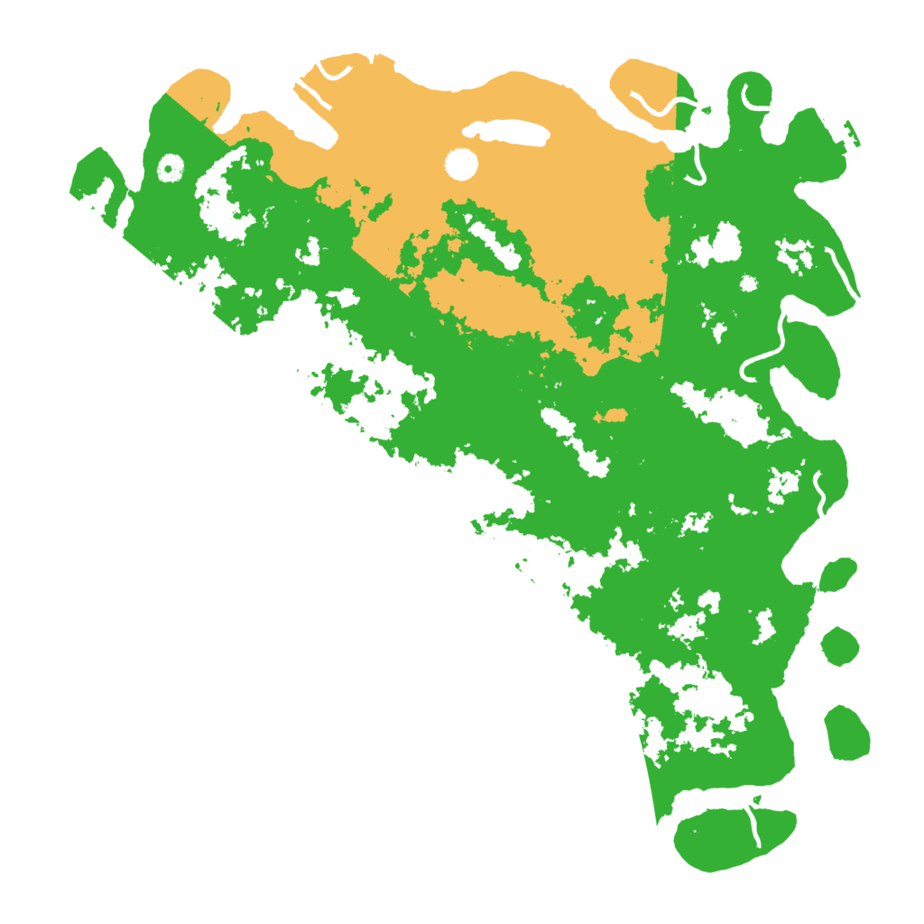 Biome Rust Map: Procedural Map, Size: 5000, Seed: 9348002
