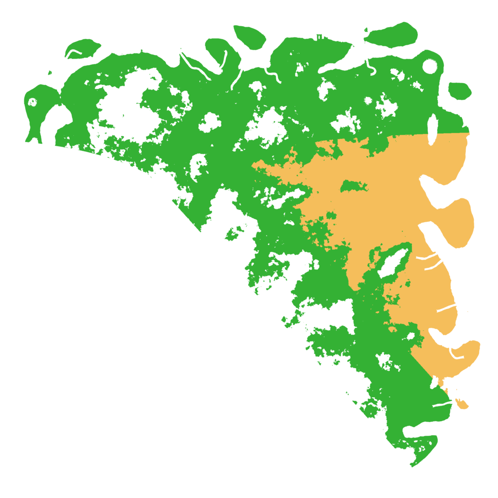 Biome Rust Map: Procedural Map, Size: 6000, Seed: 1612178415
