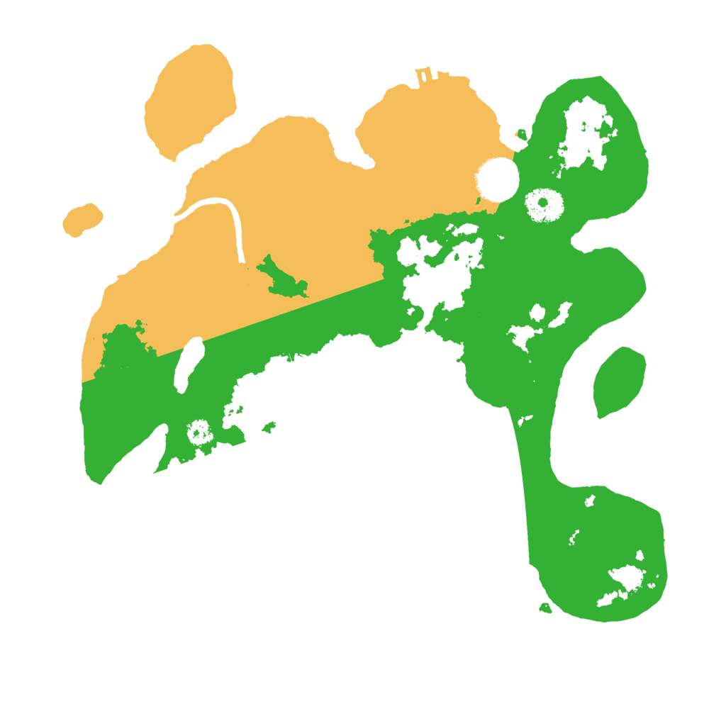 Biome Rust Map: Procedural Map, Size: 3000, Seed: 1289608675