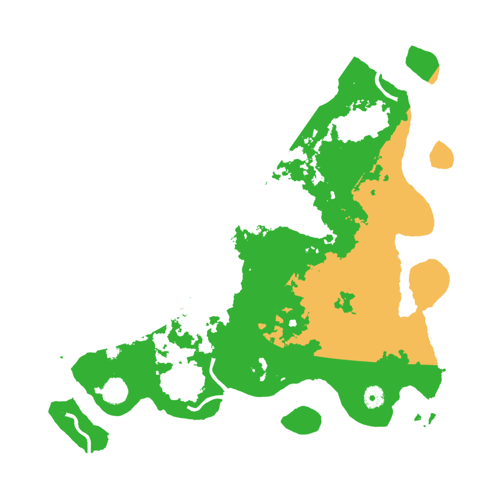 Biome Rust Map: Procedural Map, Size: 3500, Seed: 32686221