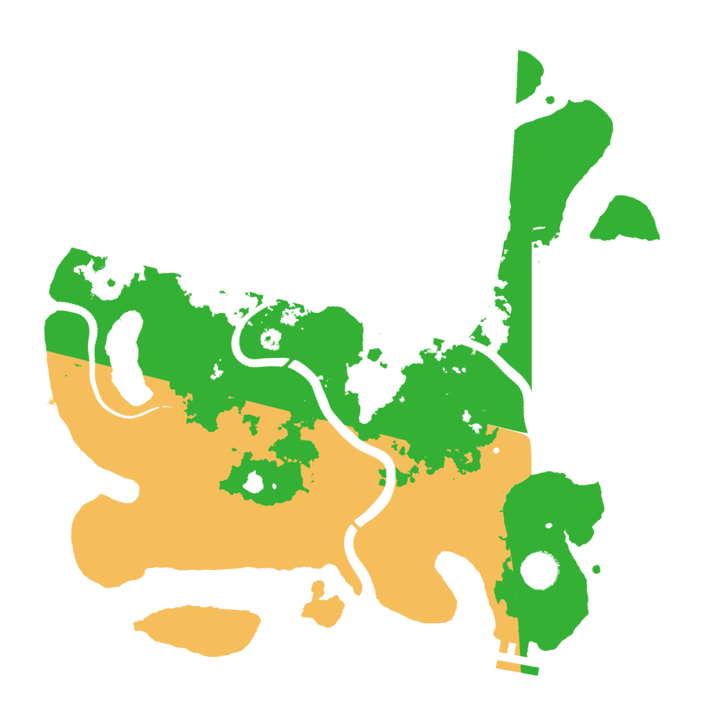 Biome Rust Map: Procedural Map, Size: 3350, Seed: 1310909305