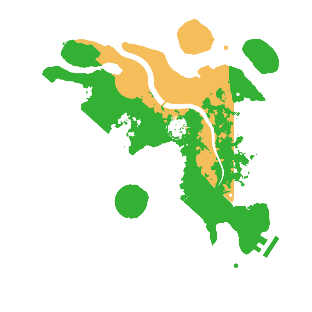 Biome Rust Map: Procedural Map, Size: 2700, Seed: 65435643