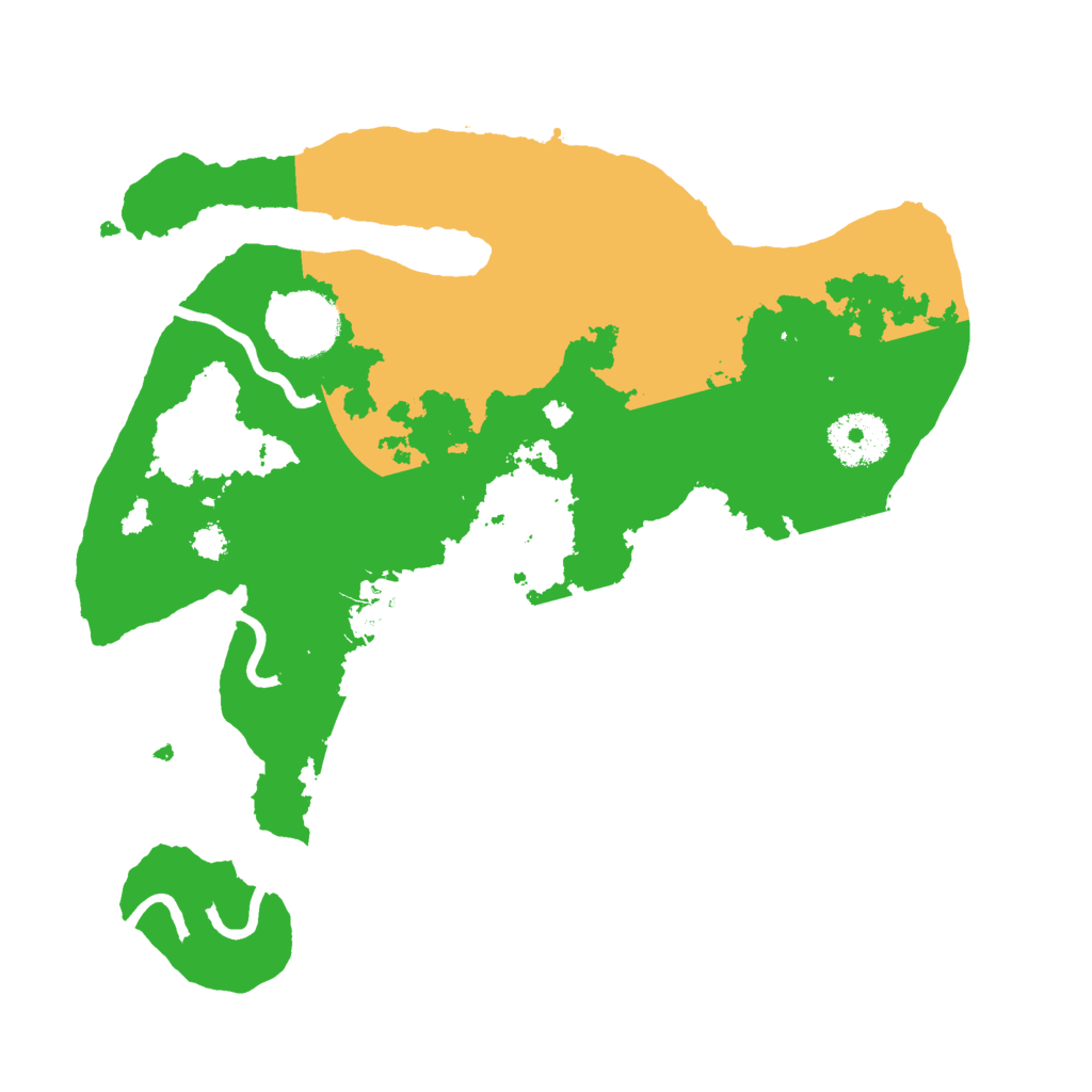 Biome Rust Map: Procedural Map, Size: 2900, Seed: 56633488