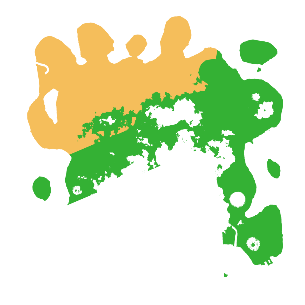 Biome Rust Map: Procedural Map, Size: 3500, Seed: 1934279618