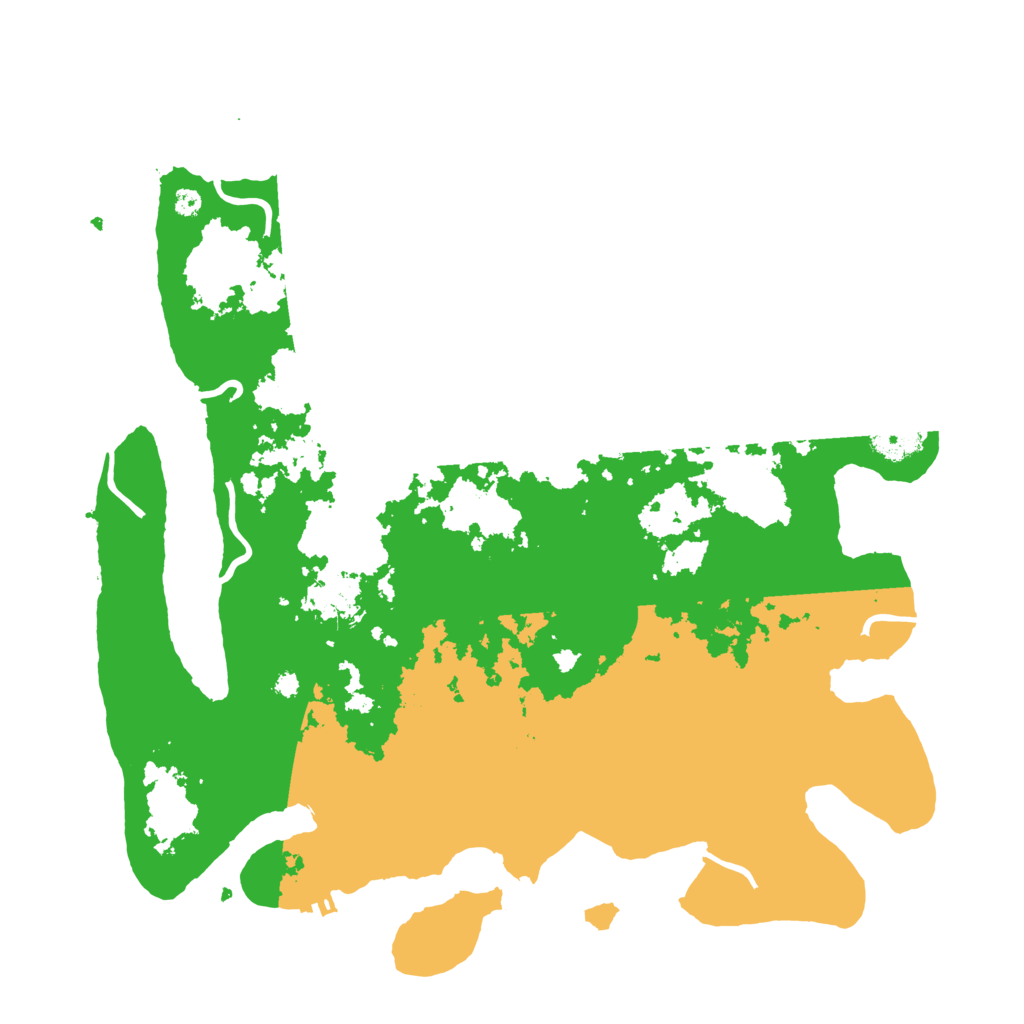 Biome Rust Map: Procedural Map, Size: 3850, Seed: 77591822