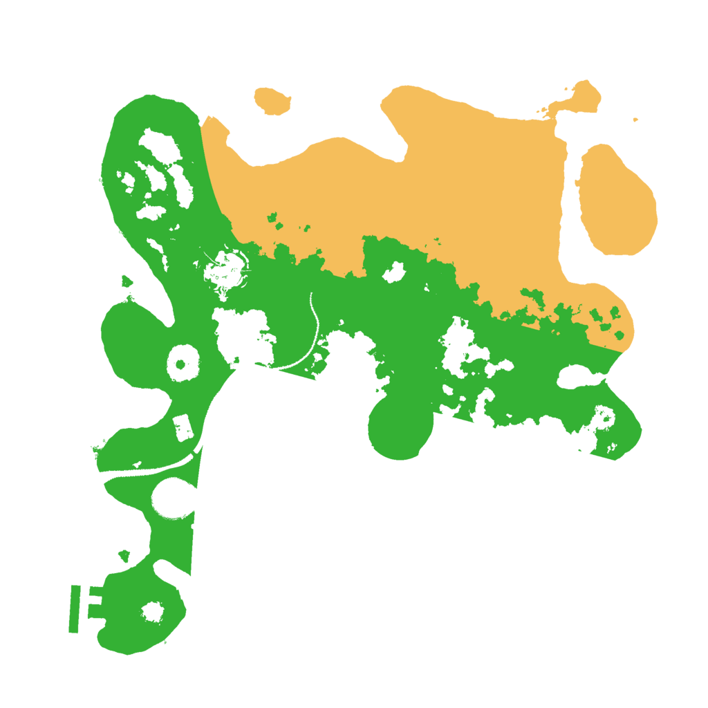 Biome Rust Map: Procedural Map, Size: 3000, Seed: 49518519