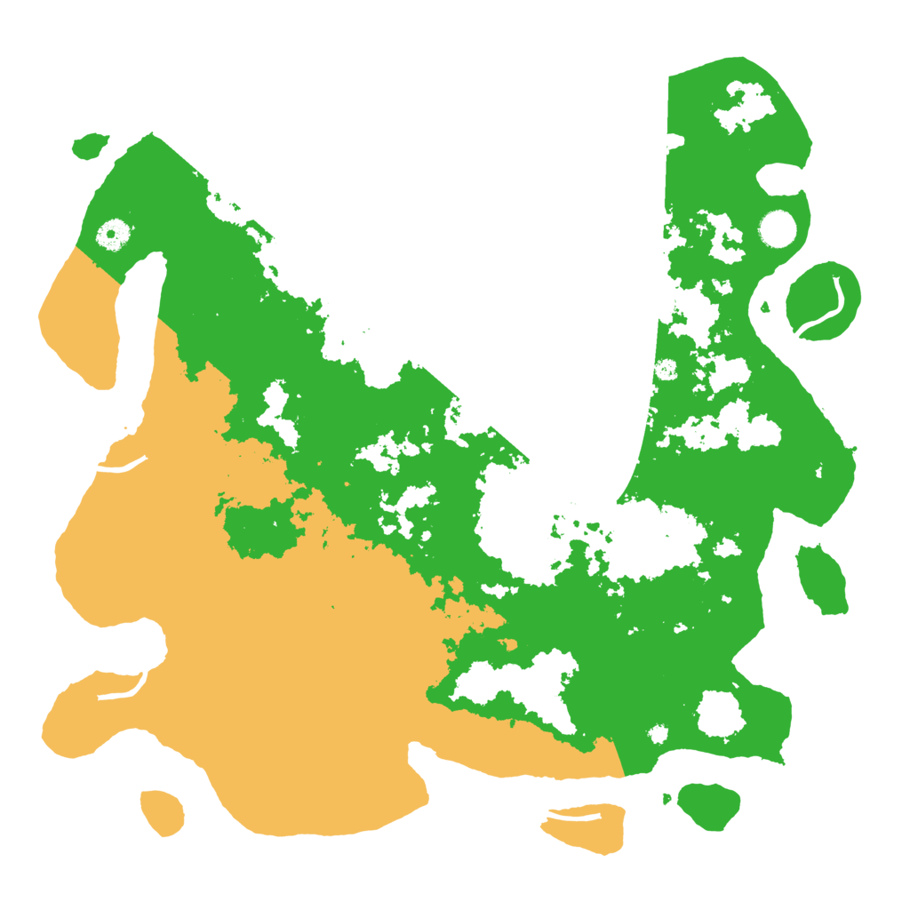 Biome Rust Map: Procedural Map, Size: 4300, Seed: 83709103