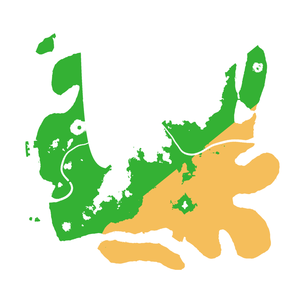 Biome Rust Map: Procedural Map, Size: 3000, Seed: 24310
