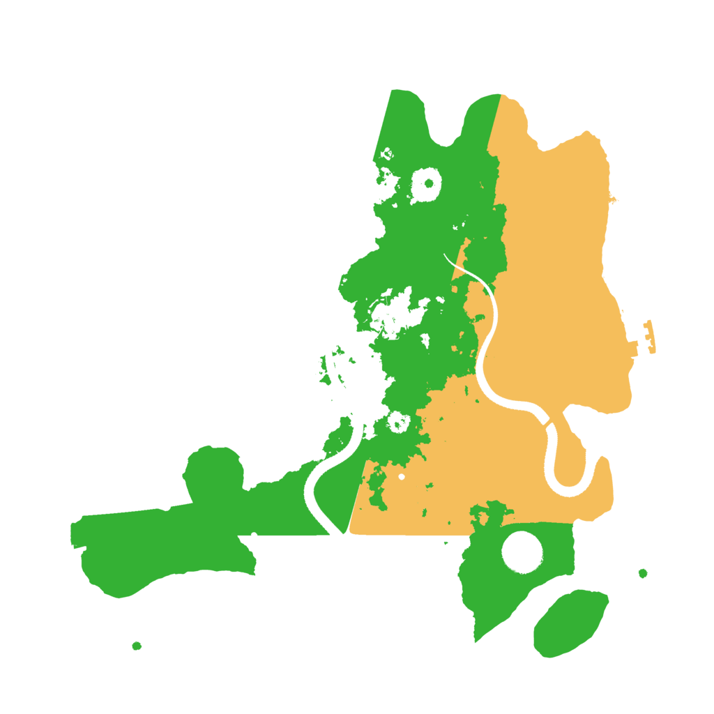 Biome Rust Map: Procedural Map, Size: 3250, Seed: 2067408781