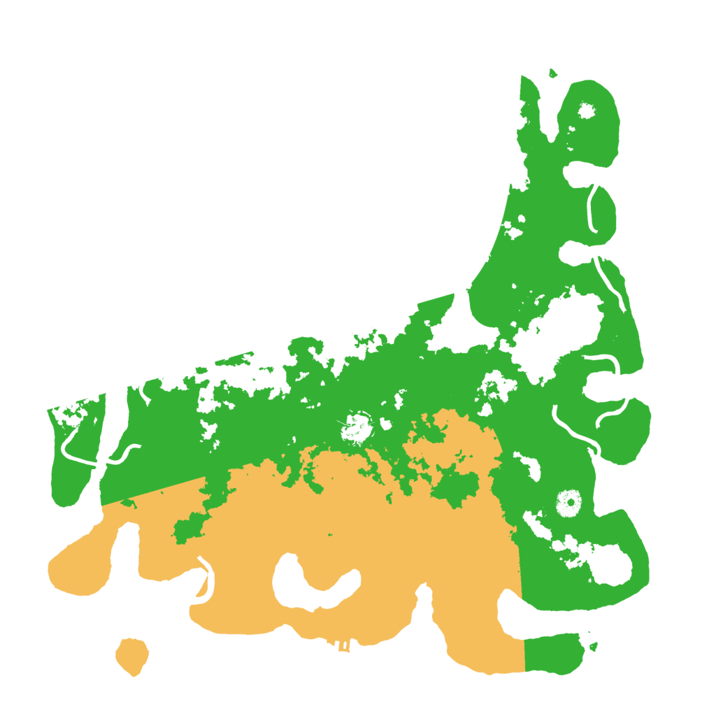 Biome Rust Map: Procedural Map, Size: 4000, Seed: 206781