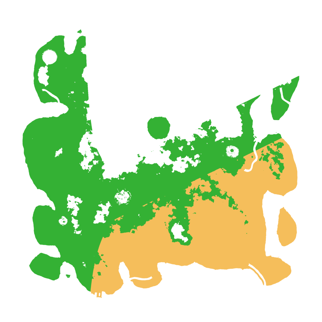 Biome Rust Map: Procedural Map, Size: 3900, Seed: 80474167