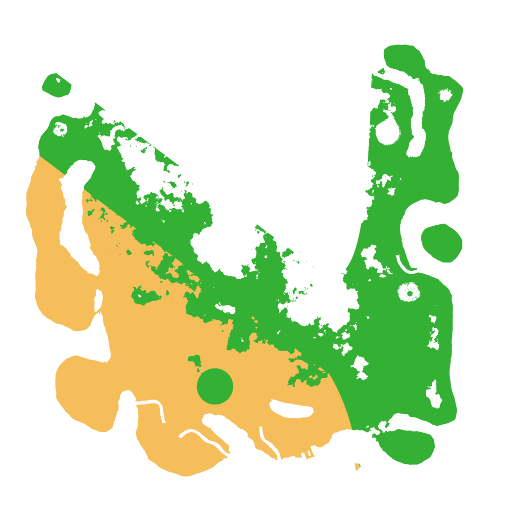 Biome Rust Map: Procedural Map, Size: 3700, Seed: 386506172