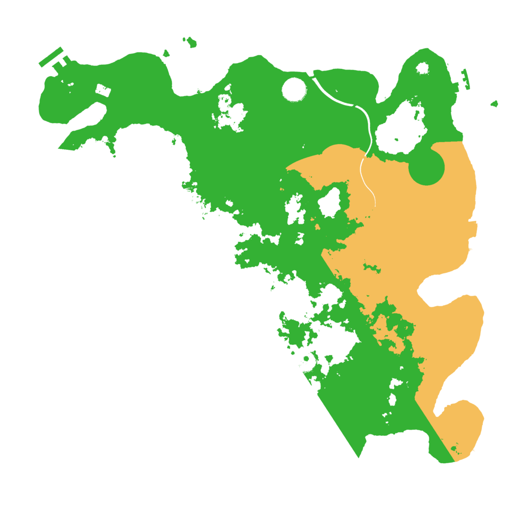 Biome Rust Map: Procedural Map, Size: 3850, Seed: 81763322