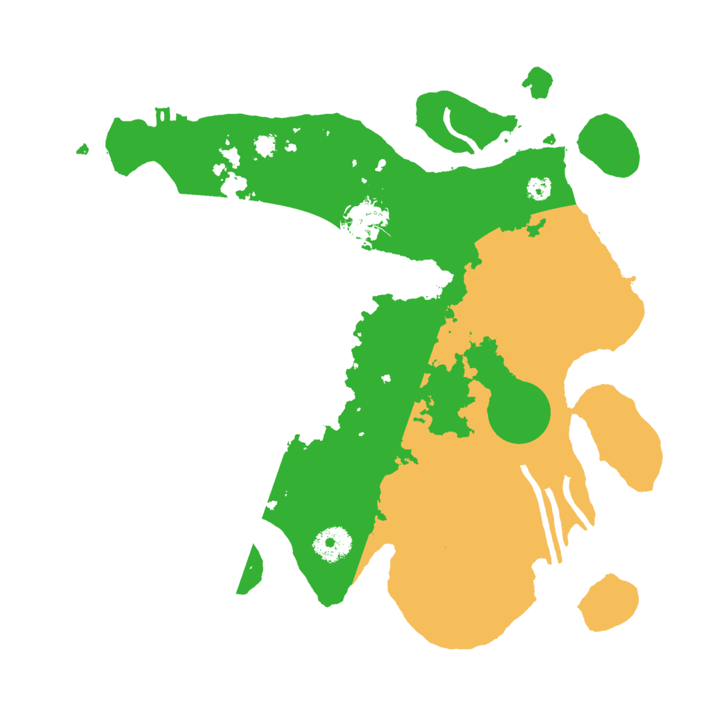 Biome Rust Map: Procedural Map, Size: 3000, Seed: 4196
