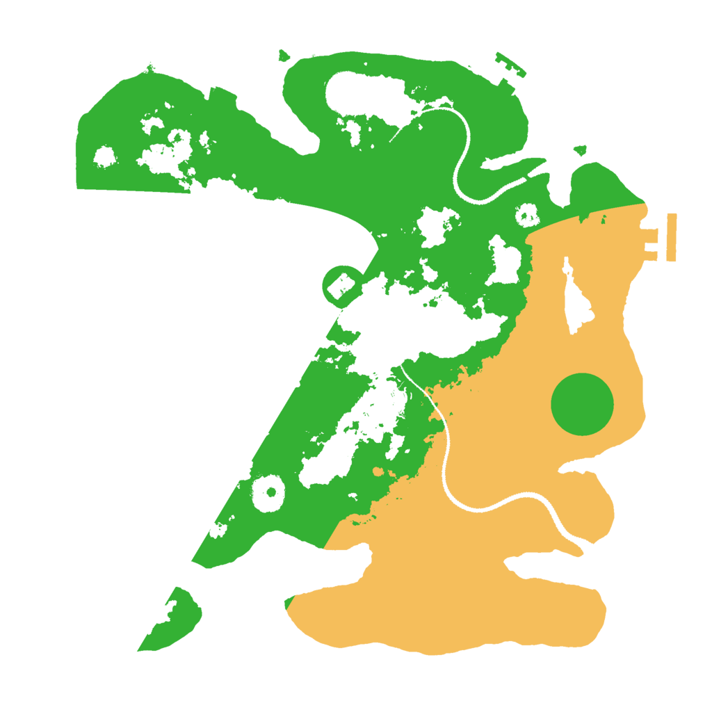 Biome Rust Map: Procedural Map, Size: 3000, Seed: 1424473082