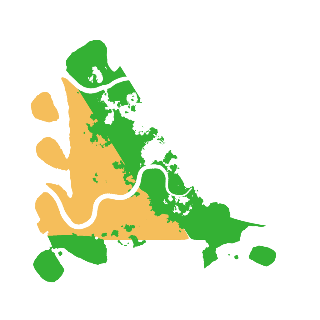 Biome Rust Map: Procedural Map, Size: 3000, Seed: 81617