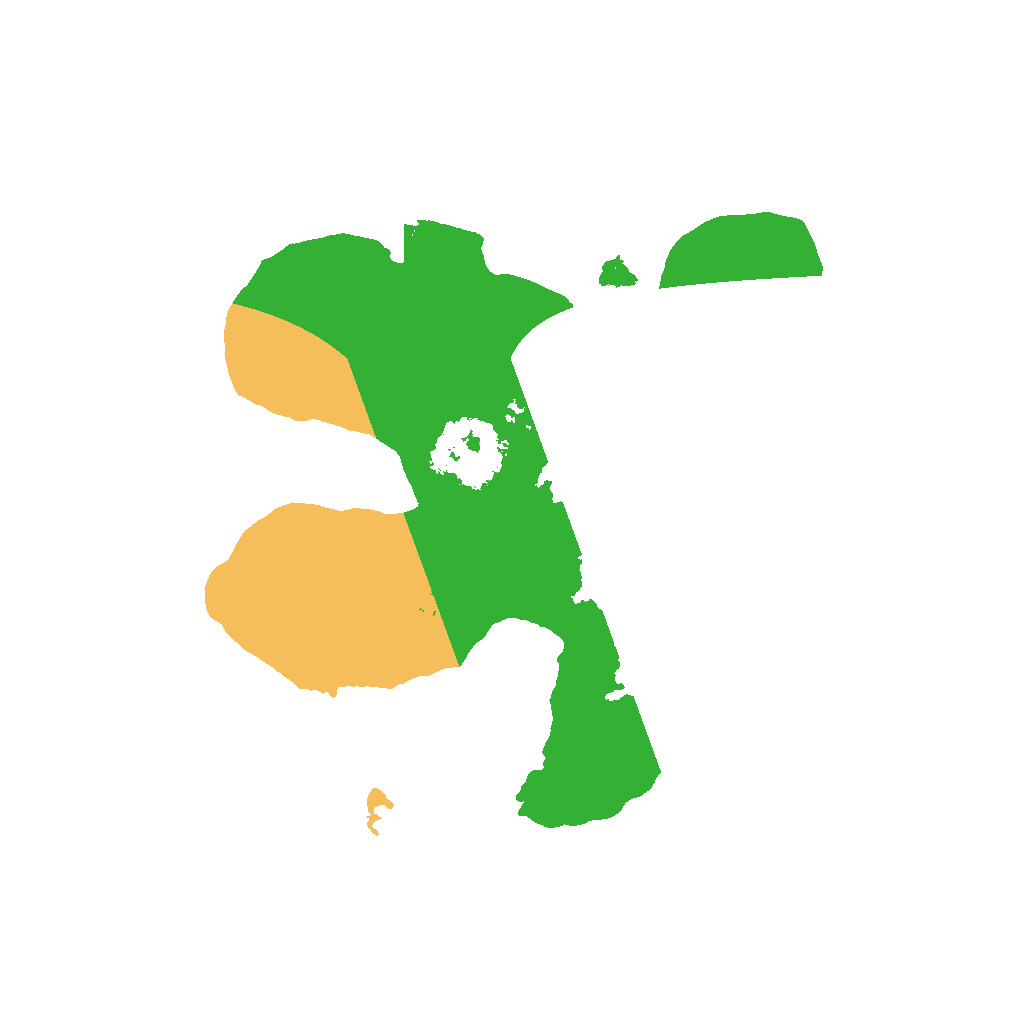 Biome Rust Map: Procedural Map, Size: 1500, Seed: 418371559