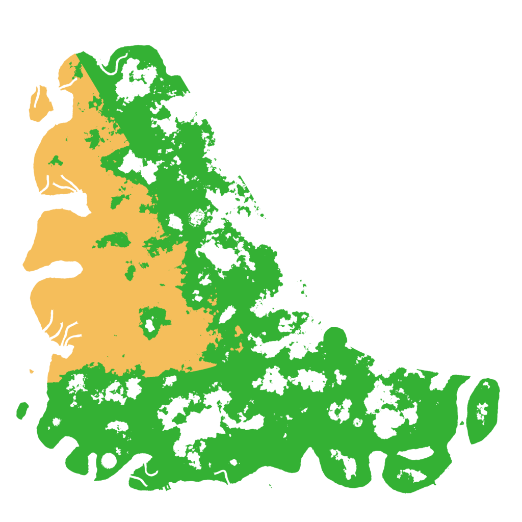 Biome Rust Map: Procedural Map, Size: 6000, Seed: 613012765