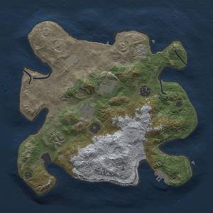 Thumbnail Rust Map: Procedural Map, Size: 3000, Seed: 368997444, 13 Monuments