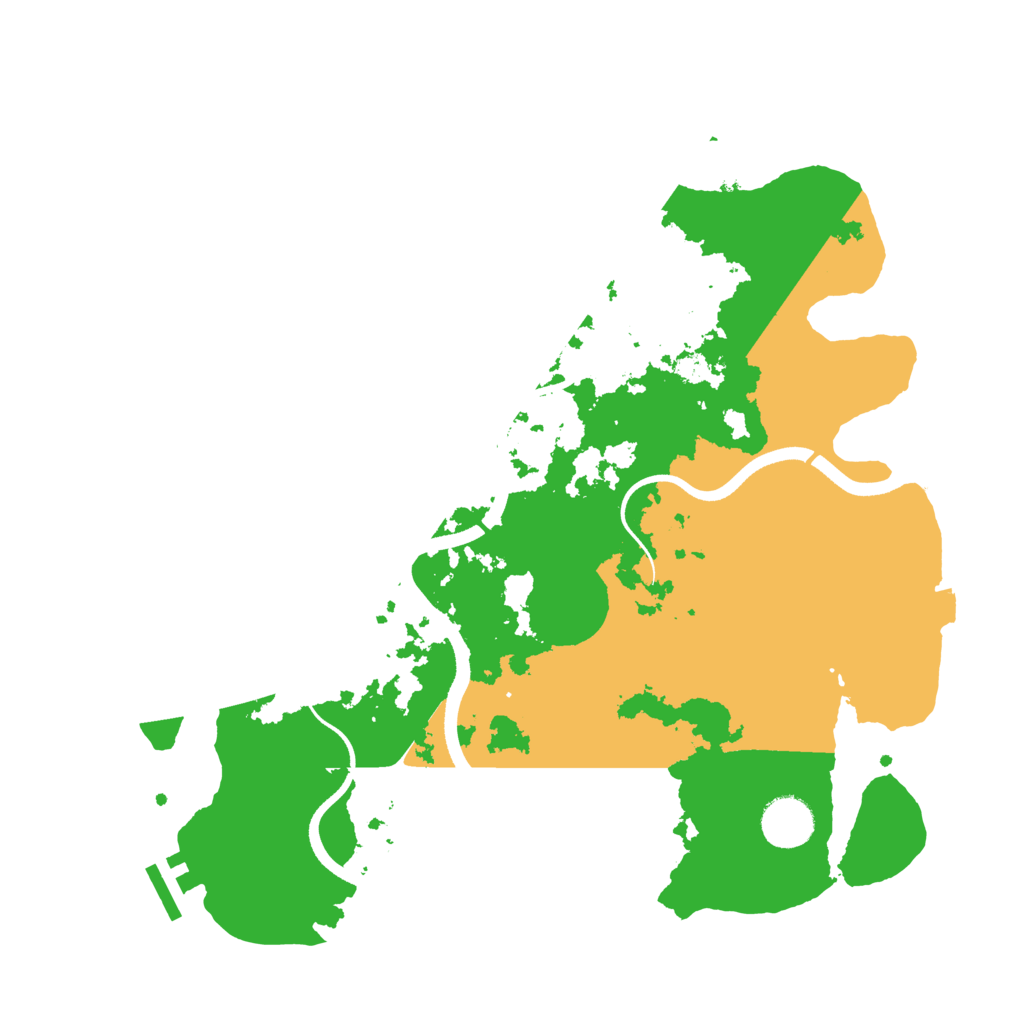 Biome Rust Map: Procedural Map, Size: 3500, Seed: 895578926